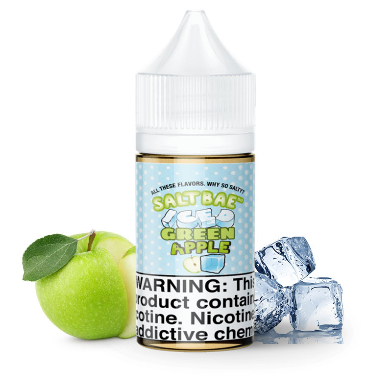 ICED Green Apple 30ml Saltbae50 Flavor Pakistan VapeBazaar