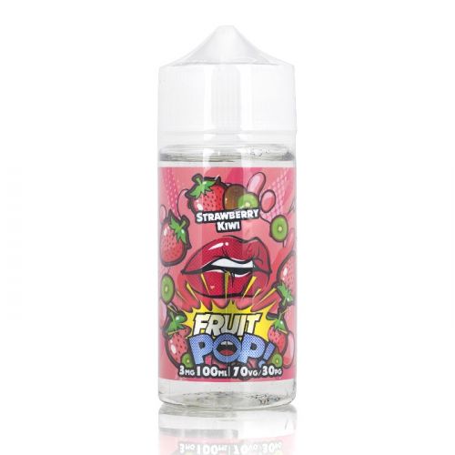Strawberry Kiwi Ice by Pop! Vapors 100ml Vape Bazaar