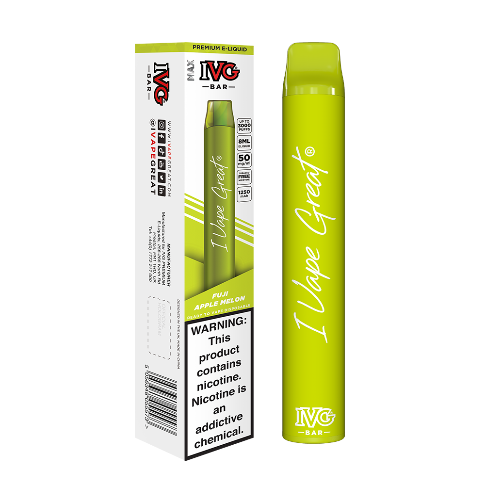 IVG Max Fuji Apple Melon Disposable Vape 3000Puff Vape Bazaar